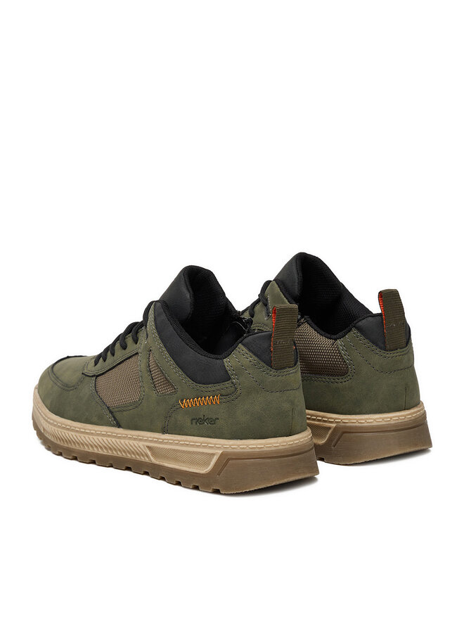 Rieker 37004 Sneaker Alto Uomo | Collezione Comfort E Style, Colore Nero, Larghezza Extra E Soletta Morbida