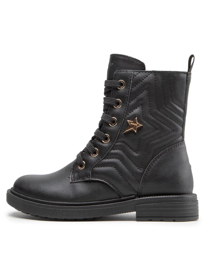 Geox Bokacsizma Geox J Eclair G. N J269QN 000BC C9999 S Fekete