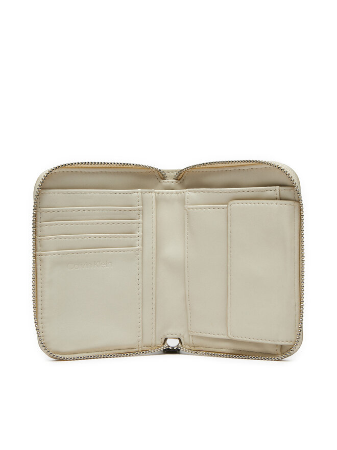 Calvin Klein Veľká dámska peňaženka Calvin Klein Gracie K60K611688 Béžová
