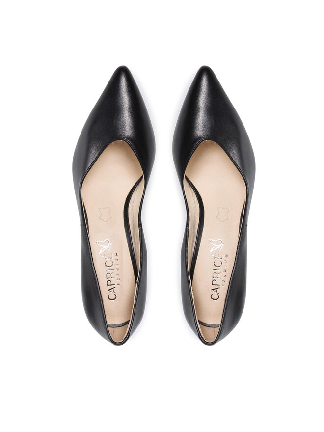 Scarpe Décolleté Donna CAPRICE - Tacco A Blocco 55 Mm, Pelle, Larghezza G, Con Memory Foam Per Massimo Comfort