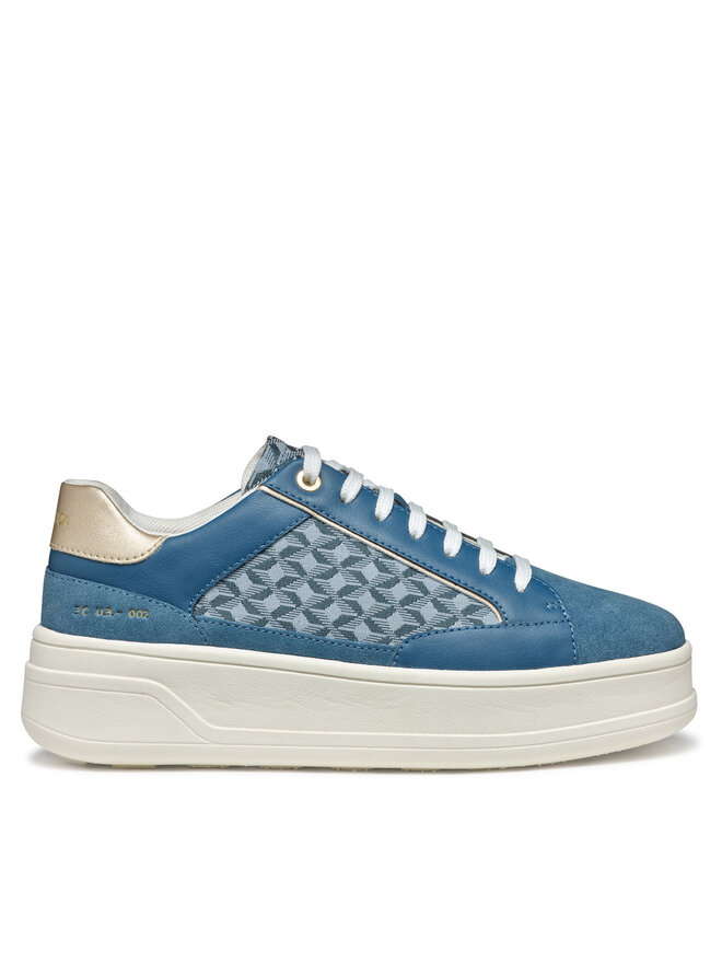 Geox Sneakersy Geox D Spherica Ecub-2 D55WVC 0CK22 C4005 Modrá