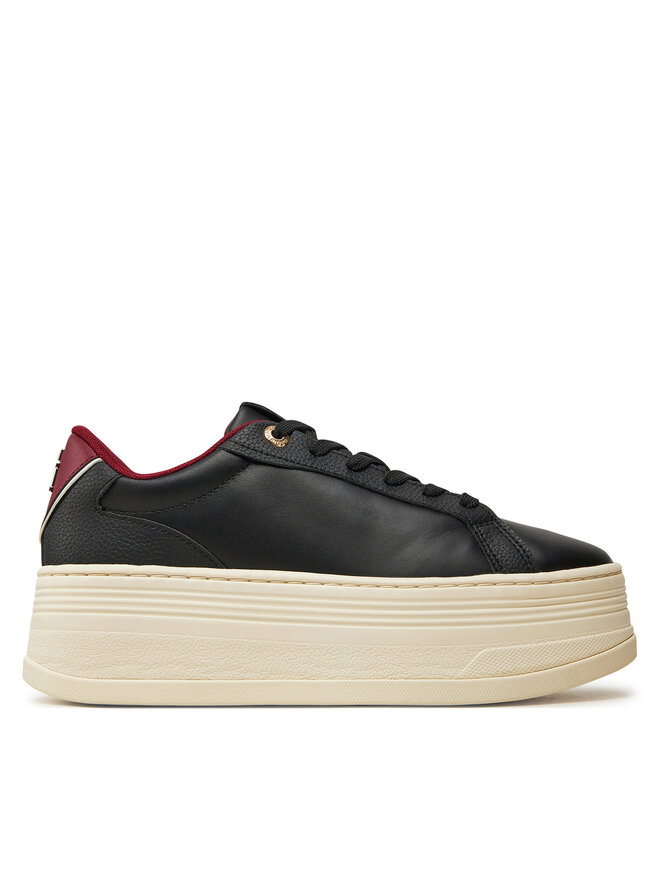 Sneakers Tommy Hilfiger Th Platform Sneaker Triangle FW0FW08115 Schwarz eschuhe