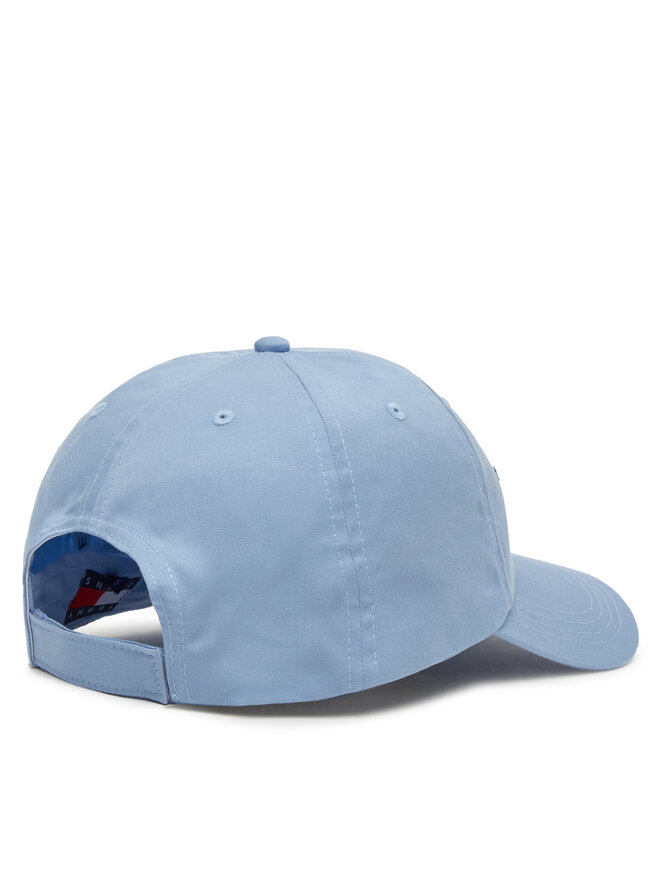 Tommy Jeans Cap Tommy Jeans Linear Logo 6 Panel AW0AW16868 Himmelblau