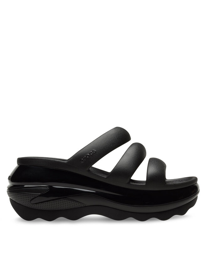 Crocs Papucs Crocs Mega Crush Triple Strap 209842 Fekete