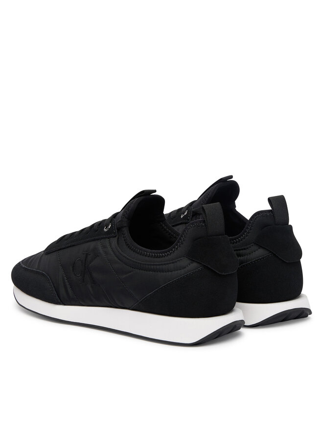 Calvin Klein Jeans Sneakers Calvin Klein Jeans Retro Runner Sock Laceup Mix YM0YM01414 Schwarz