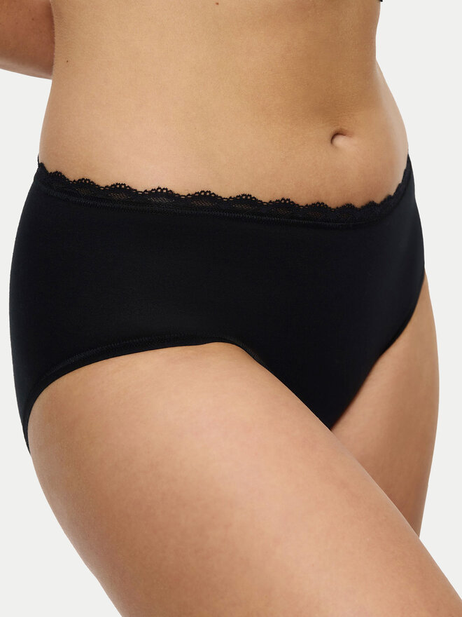 Triumph Triumph Klasszikus alsó Feel Of Cotton 10224959 Fekete