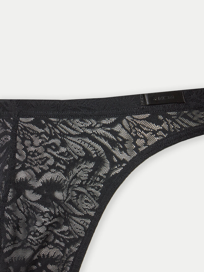HOM HOM Stringtanga 402886 Schwarz