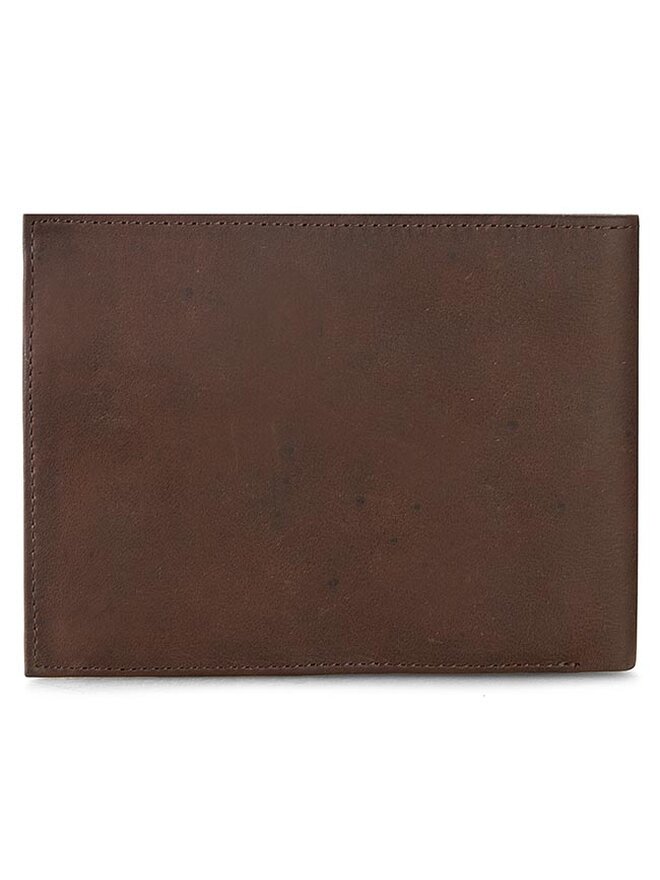 Tommy Hilfiger Liels vīriešu maks Tommy Hilfiger Johnson Cc And Coin Pocket AM0AM00659 Brūns