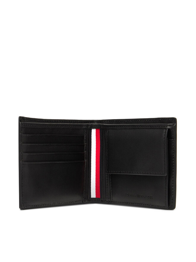 Tommy Hilfiger Pánska peňaženka Tommy Hilfiger Central Cc And Coin AM0AM13514 Čierna