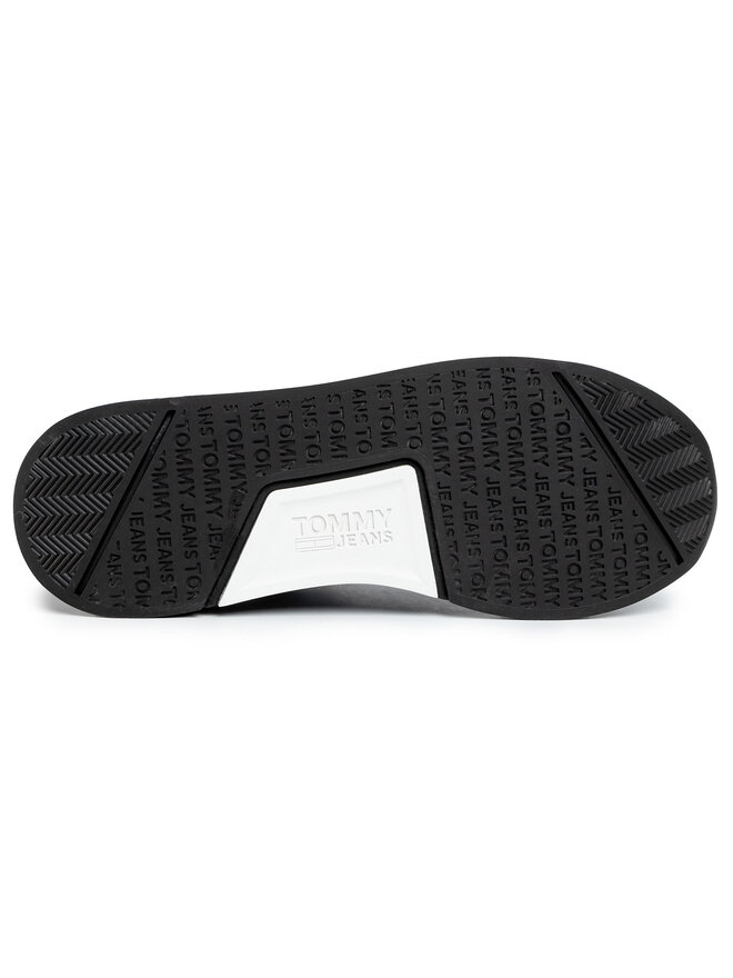Tommy Jeans Laisvalaikio batai Tommy Jeans Flexi Tommy Jeans Flag Sneaker EM0EM00400 Juoda