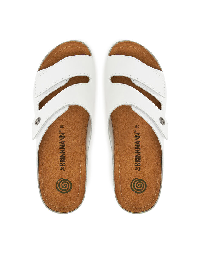 Dr. Brinkmann Klapki Dr. Brinkmann 700617-03 Biały