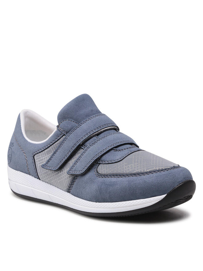Rieker Sneakersy Rieker N1168-14 Modrá