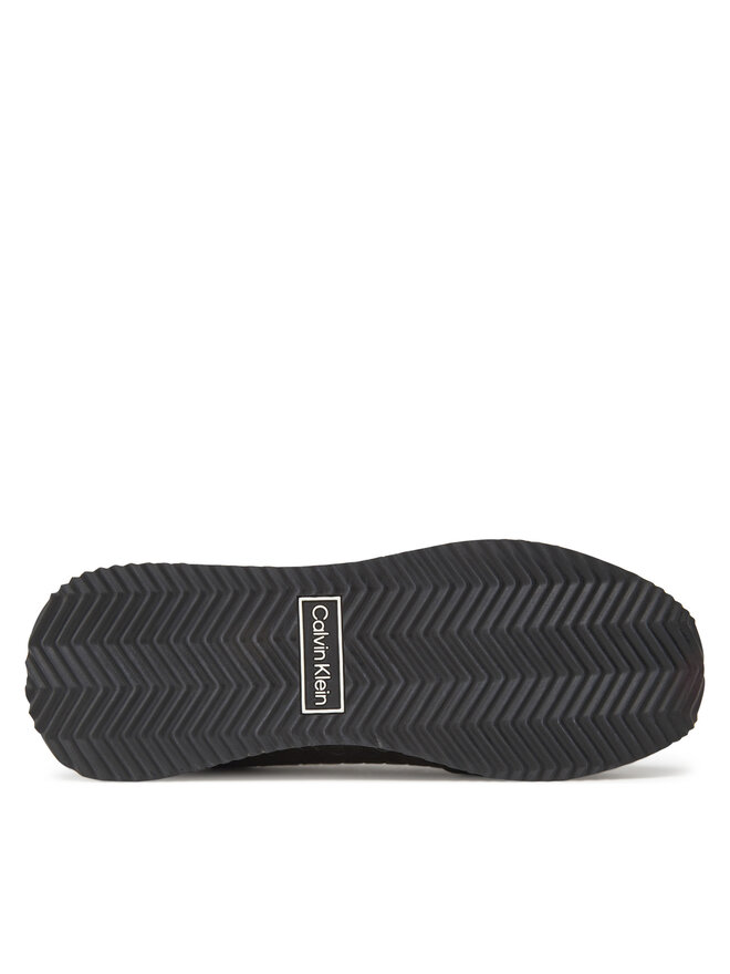 Calvin Klein Sneakers Calvin Klein Runner Lace Up Mono Pu HW0HW02574 Schwarz