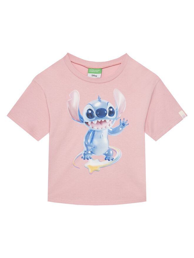 United Colors Of Benetton United Colors Of Benetton Camiseta 35RYC10MV Rosa Boxy Fit