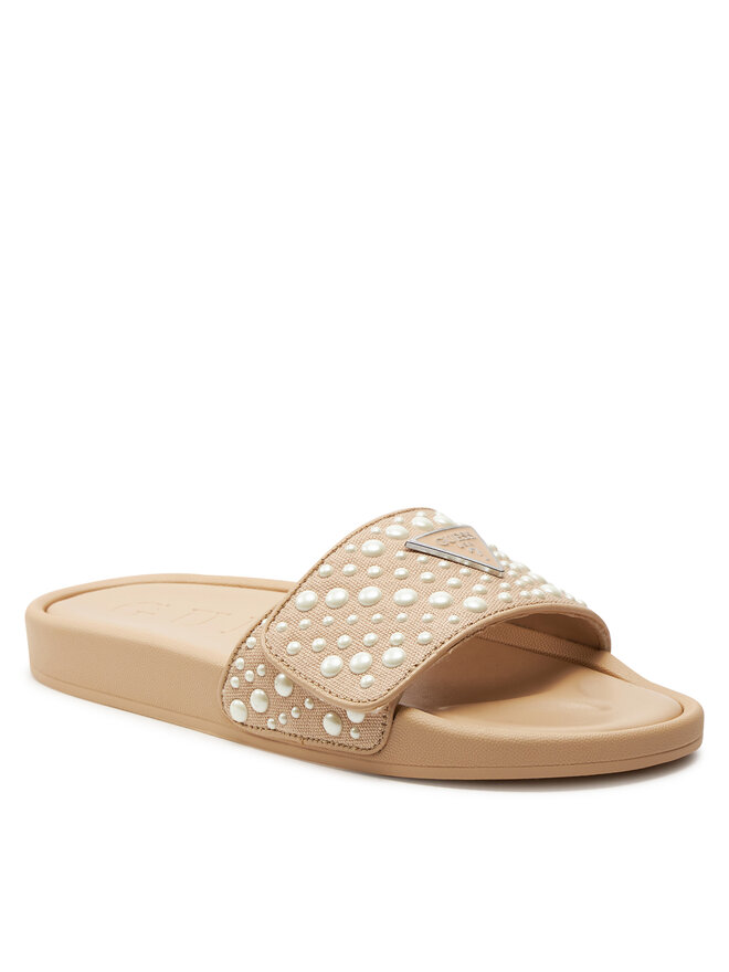 Guess Klapki Guess FLGCAN FAB19 Beżowy