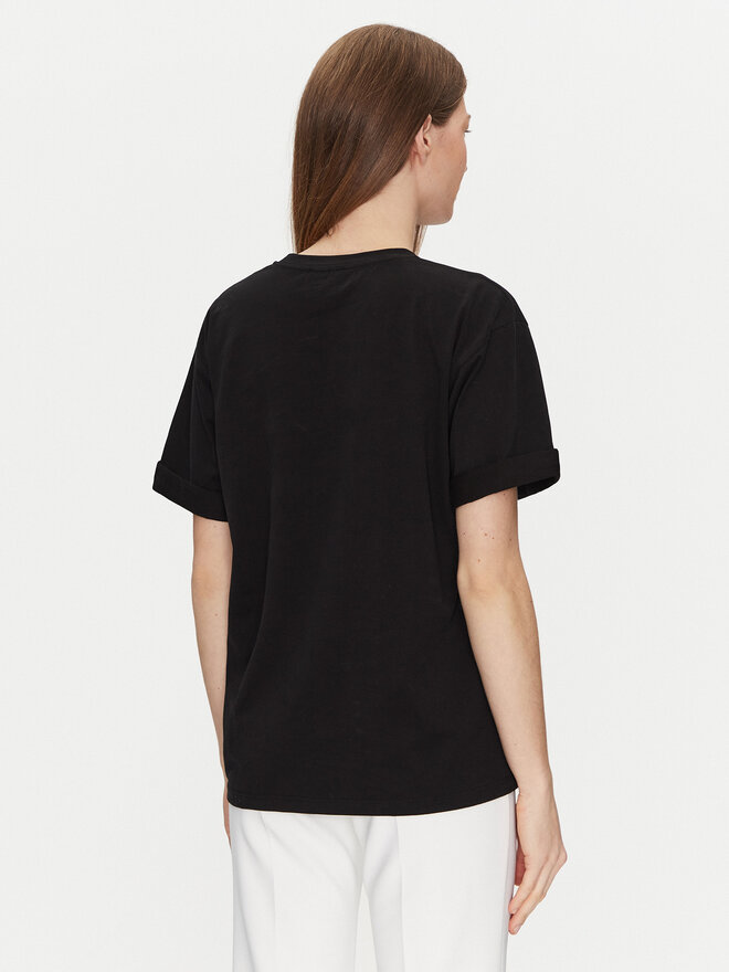 Elisabetta Franchi Elisabetta Franchi T-Shirt MA-035-51E2-V170 Μαύρο Regular Fit