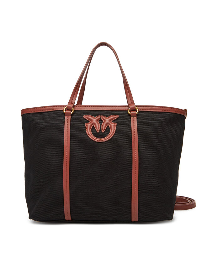 PINKO Kabelka PINKO Miranda Shopper Classic PE 25 PLTT 104714 A2G2 Černá