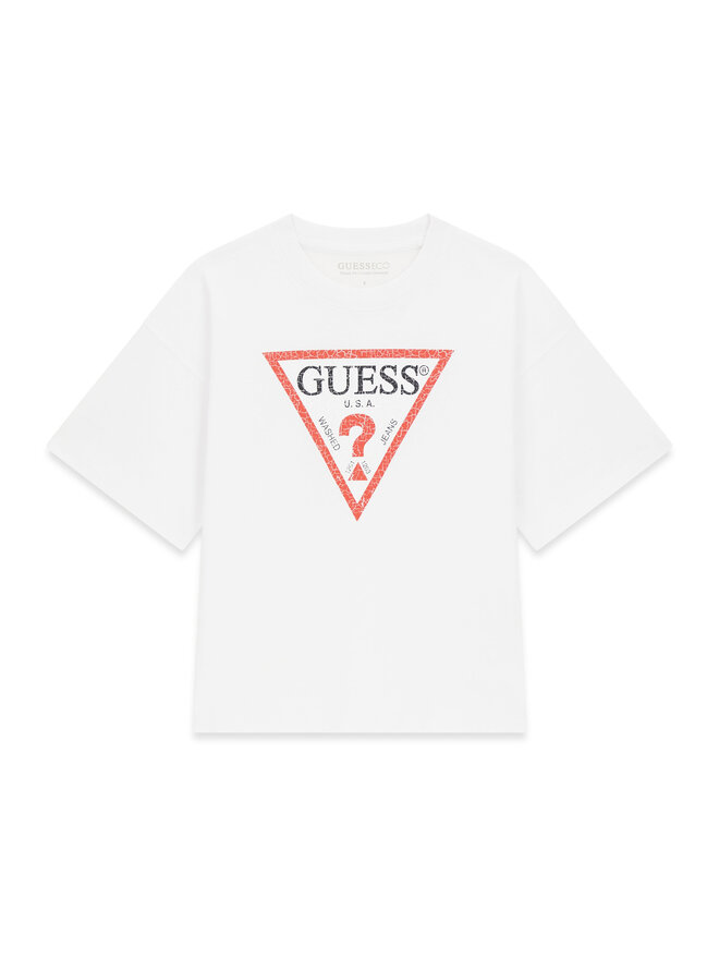 Guess Guess T-Shirt L6GI18 K8HM4 Weiß Relaxed Fit