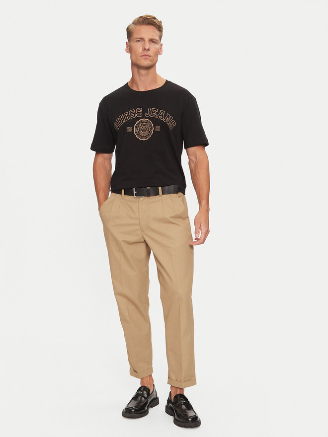 Guess Guess T-Shirt M4BI83 K8FQ4 Μαύρο Regular Fit