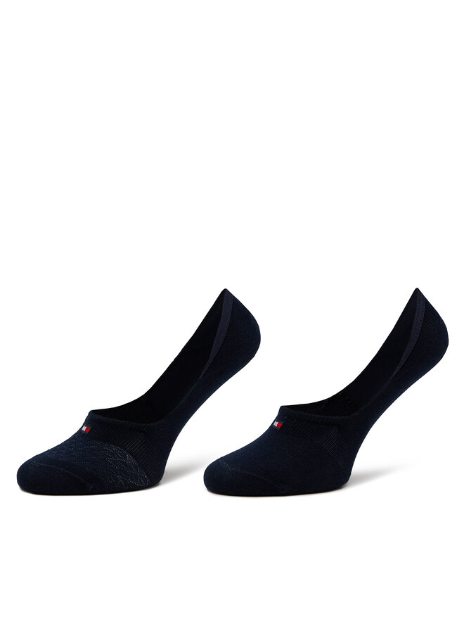 Tommy Hilfiger Σετ 2 ζευγάρια κάλτσες σοσόνια γυναικεία Tommy Hilfiger 701227565 Σκούρο μπλε