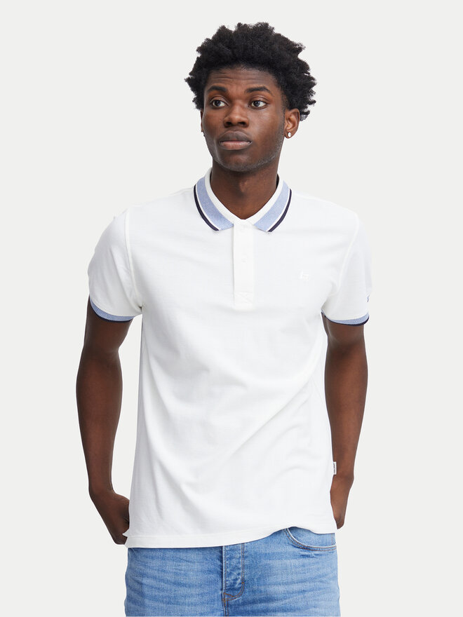 Blend Blend Polo marškinėliai 20716479 Balta Regular Fit