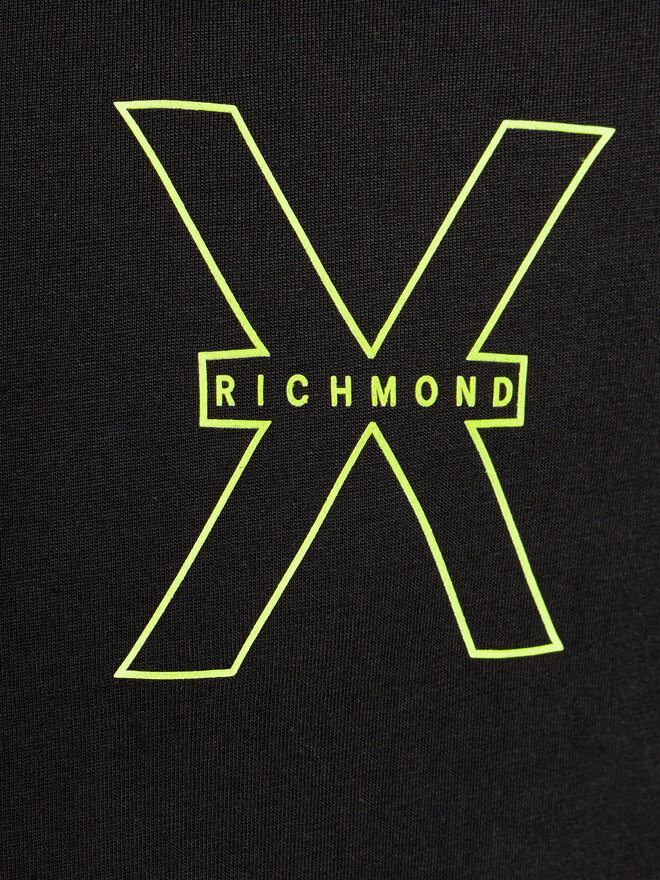 Richmond X Richmond X T-Shirt Rached UMP24031TS Μαύρο Regular Fit