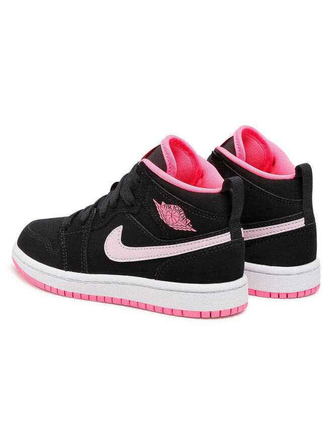 Nike Snīkeri Nike Jordan 1 Mid (Ps) 640737 066 Melns