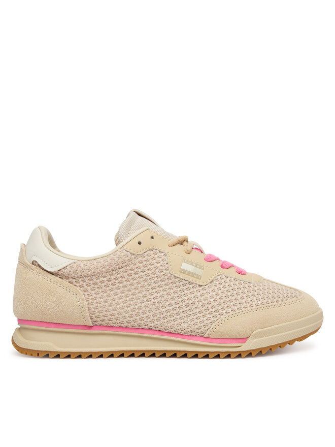 Tommy Jeans Sneakers Tommy Jeans Tjw Low Profile Runner Knit EN0EN02992 Beige