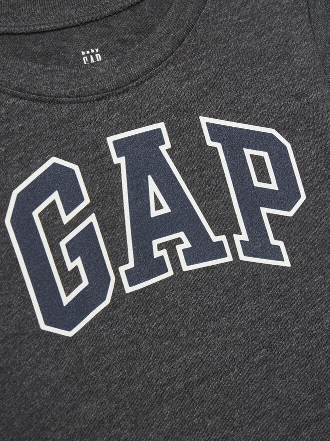 Gap Gap Camiseta 609749-01 Gris Regular Fit