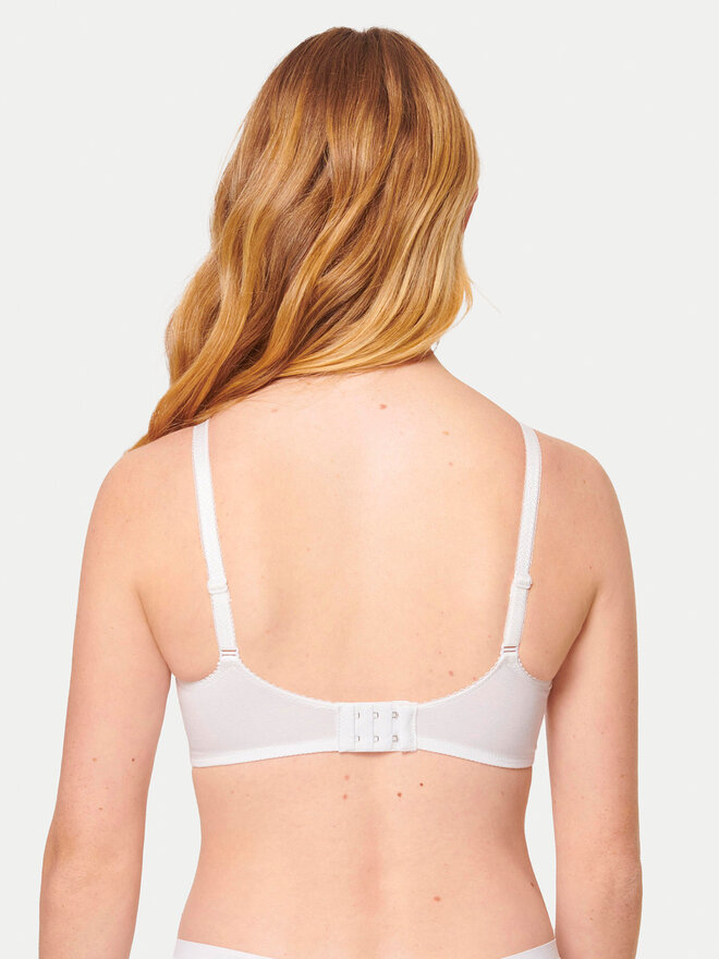 Triumph Triumph Σουτιέν Bralette Cotton Beauty 10094814 Λευκό