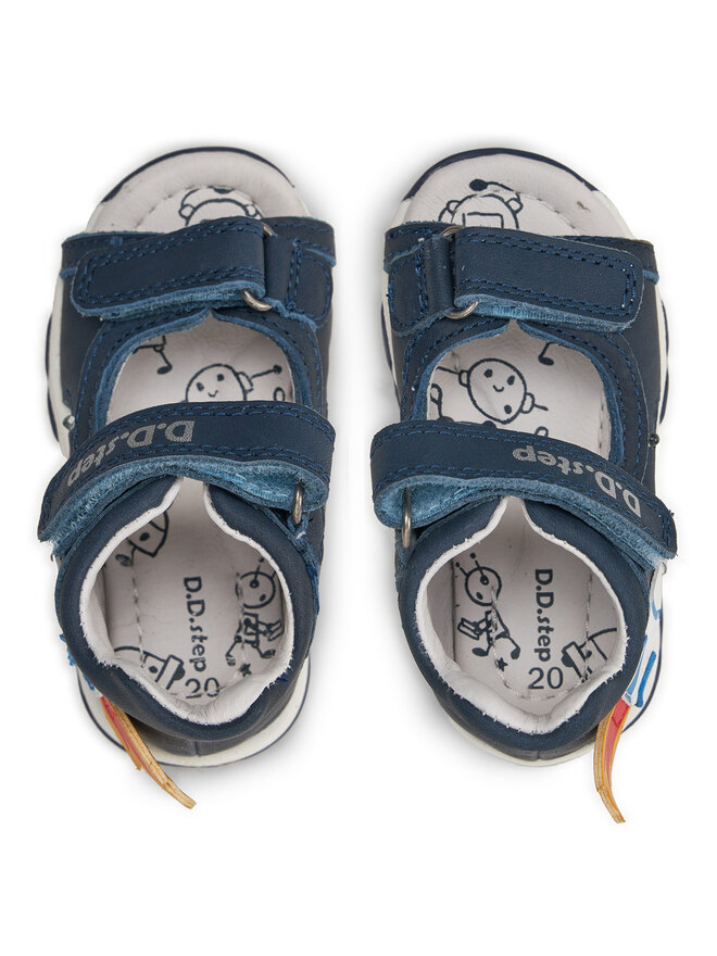 DD Step Sandály DD Step G064-41202T Tmavomodrá