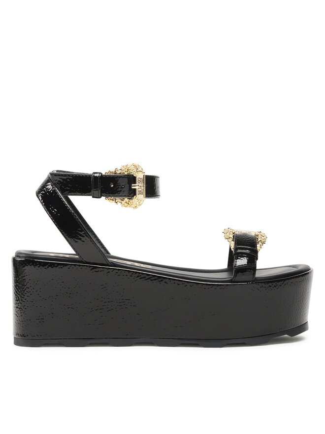 Versace Jeans Couture Сандали Versace Jeans Couture 74VA3S06 Черен