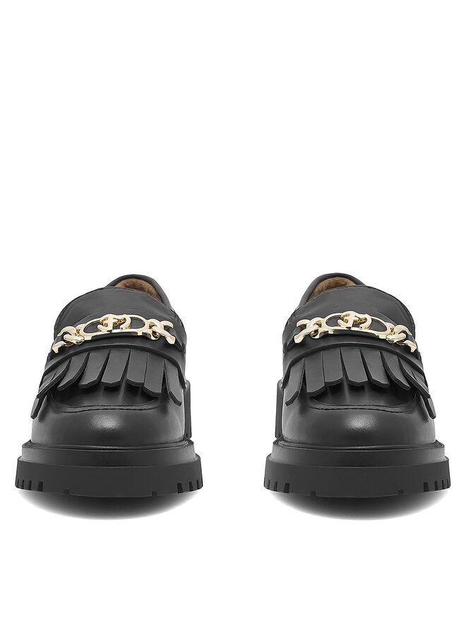 Eva Minge Loafersy Eva Minge ANGE-1018 Czarny