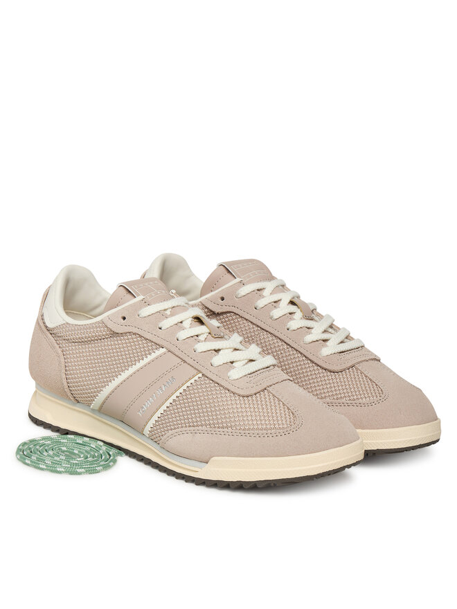 Tommy Jeans Снікерcи Tommy Jeans Tjw Low Profile Runner EN0EN02862 Écru