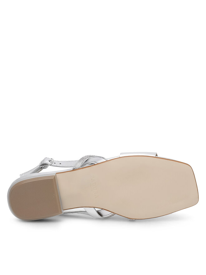 Badura Sandali Badura BRITTOLI-A023-01-1 Srebrna