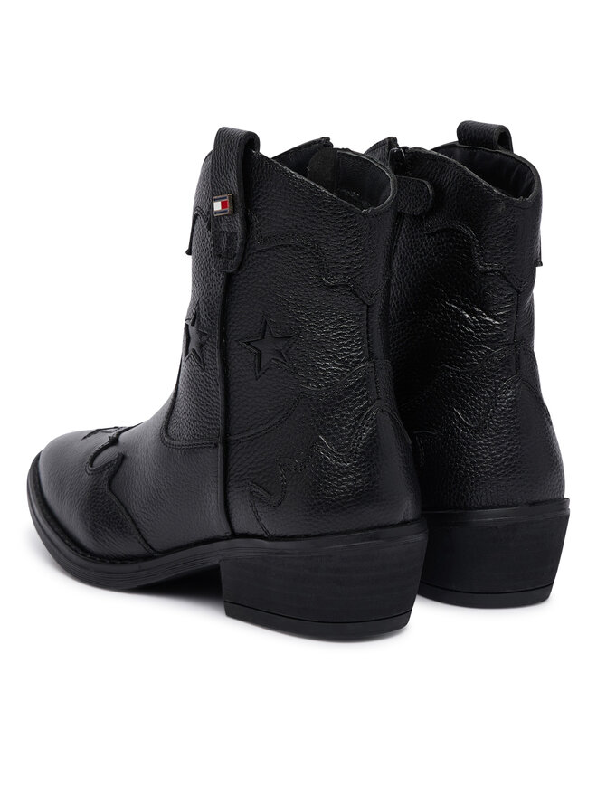 Tommy Hilfiger Cowboystiefel Tommy Hilfiger T3A5-35195-0036 Schwarz