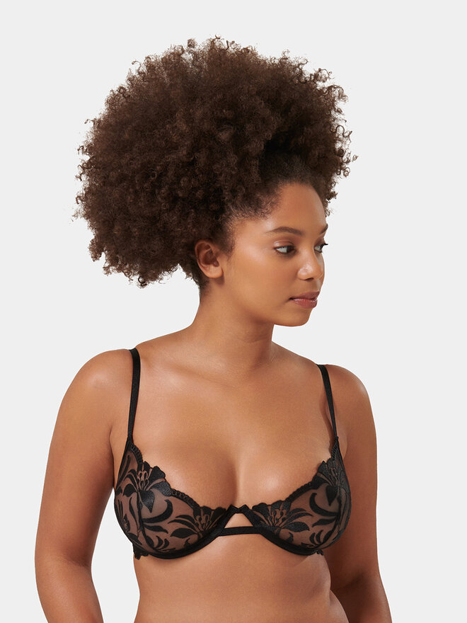 Bluebella Bluebella Liemenėlė su lankeliais Leonora 42204 Juoda