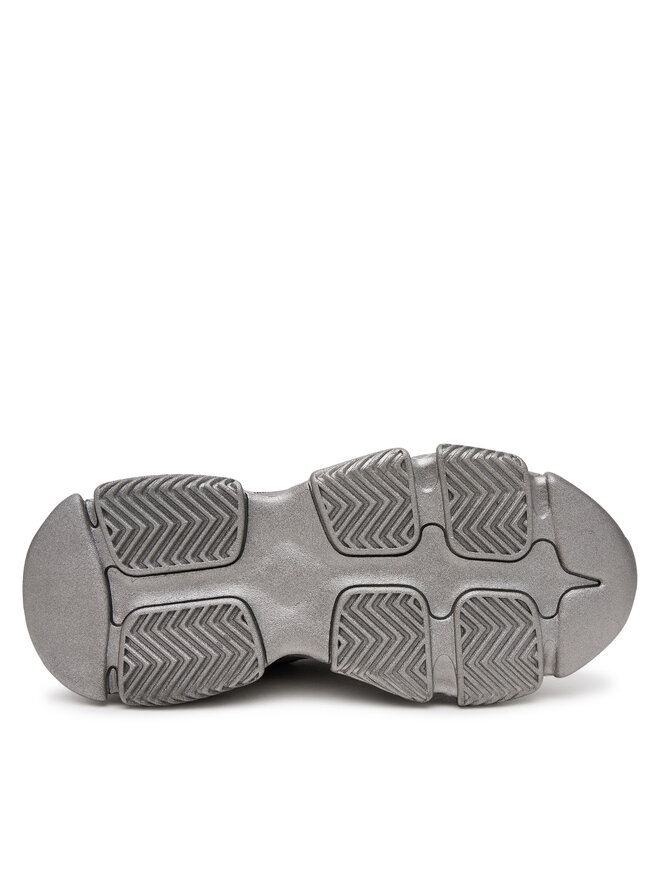 Steve Madden Sneakersy Steve Madden Vault 2R SM11003549 Srebrny
