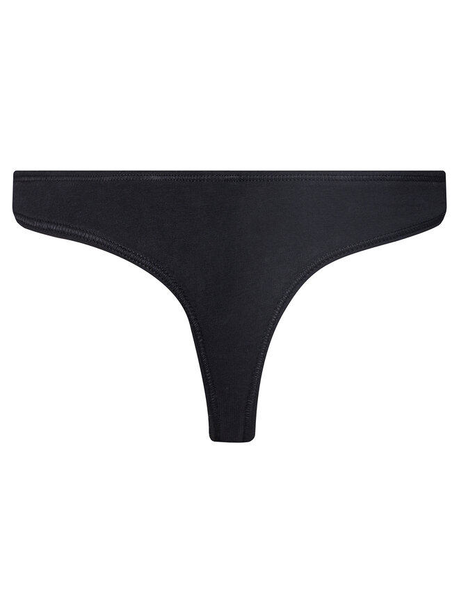 Tommy Hilfiger Tommy Hilfiger Σετ 3 τεμάχια στρίνγκ UW0UW05752 Μαύρο