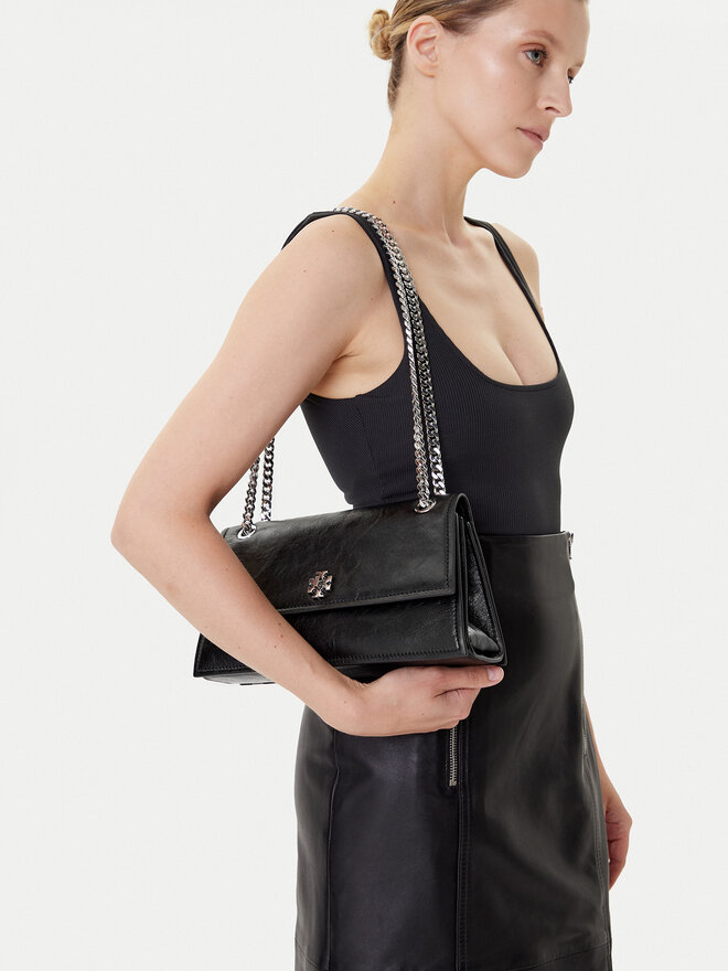 Tory Burch Kabelka Tory Burch Kira Turnlock 167058 Černá