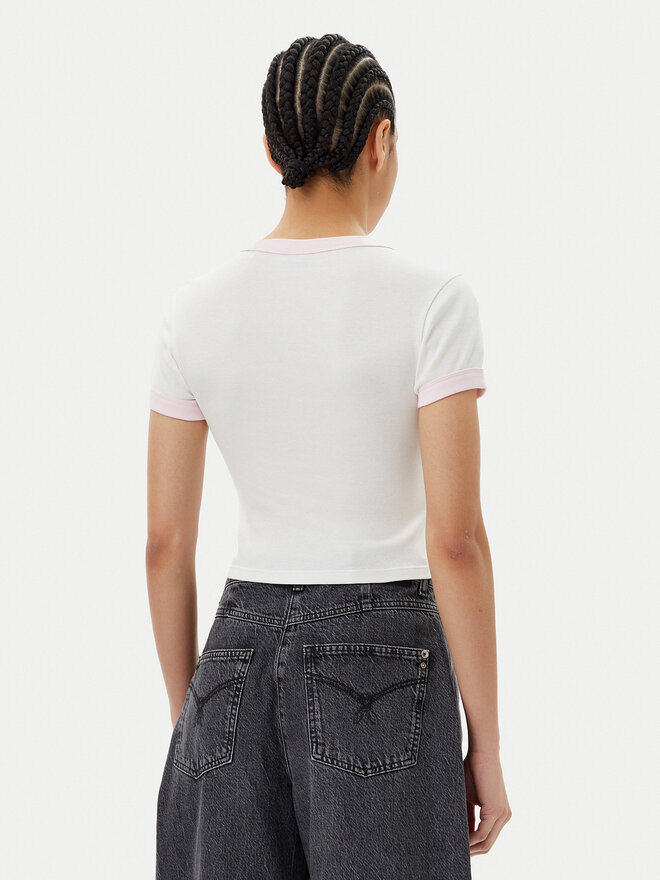 HUGO HUGO T-Shirt Dalia 50537476 Weiß Slim Fit