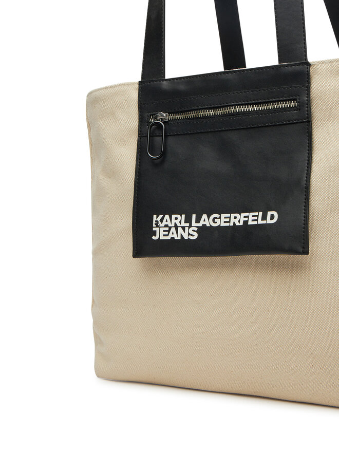 Karl Lagerfeld Jeans Torebka Karl Lagerfeld Jeans A2W50004 Beżowy