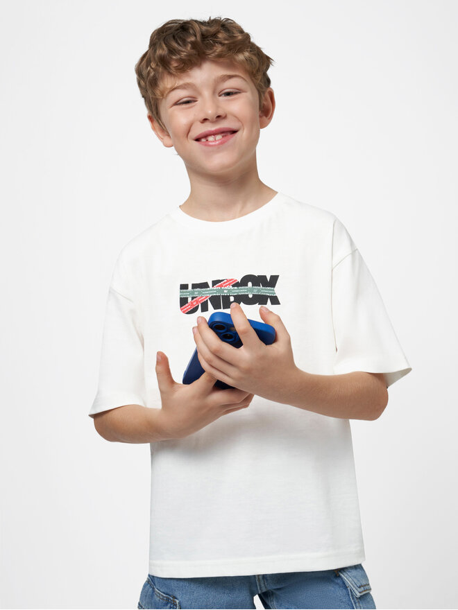 Mayoral Mayoral Camiseta 6042 Blanco Regular Fit