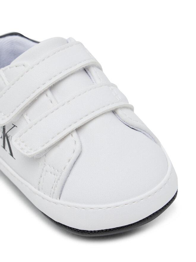Calvin Klein Αθλητικά Calvin Klein Low Cut Velcro Sneaker V0B9-83145-1582 Λευκό