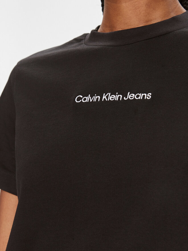 Calvin Klein Jeans Calvin Klein Jeans T-Shirt J20J221065 Μαύρο Regular Fit
