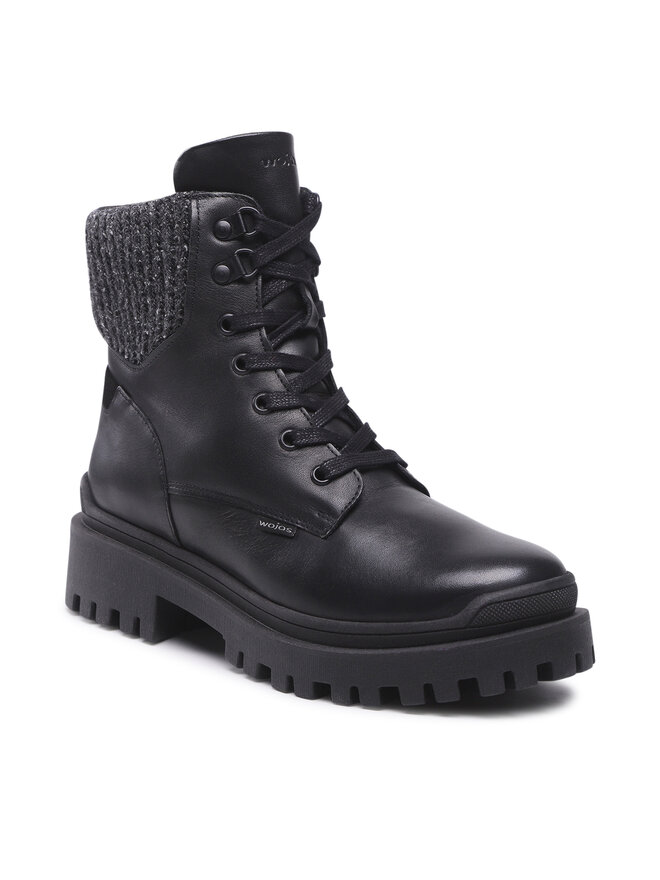Wojas Schnürstiefeletten Wojas 64052-71 Schwarz