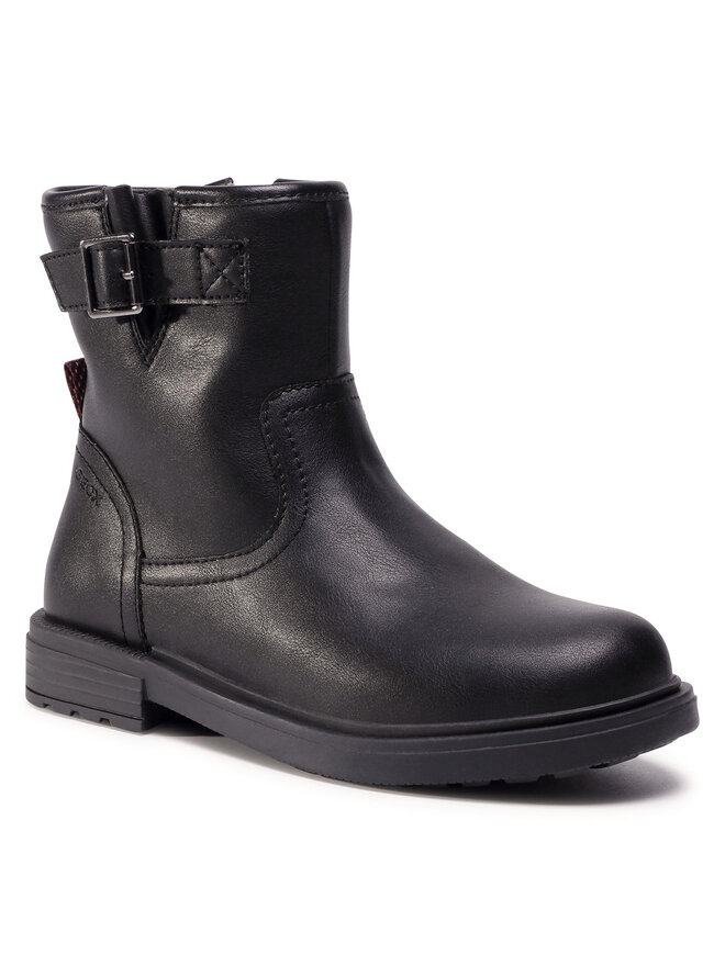 Geox Ботуши Geox J Eclair G.B J049QB 000BC C9999 S Черен