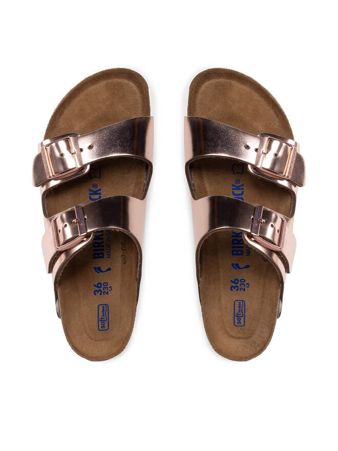 Birkenstock Шльопанці Birkenstock Arizona Metallic 0952093 Рожевий