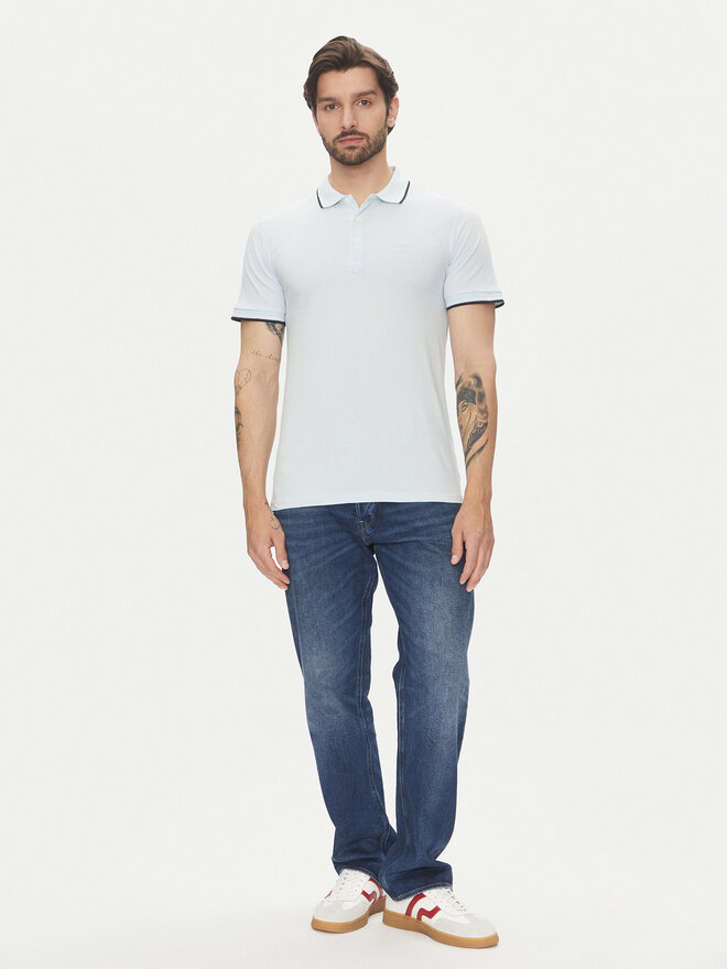 Lindbergh Lindbergh Pólóing 30-404010 Kék Relaxed Fit