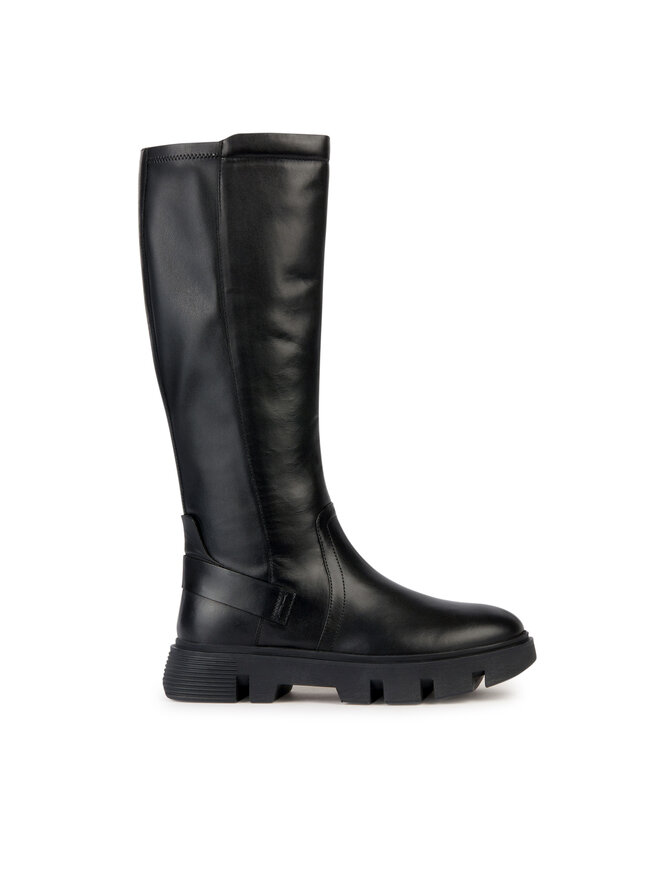 Geox Kozačky Geox D Vilde D36UAA 085KB C9999 Černá
